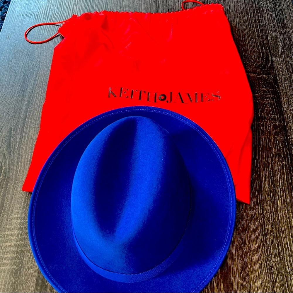 King (True Blue) Wool Fedora Hat